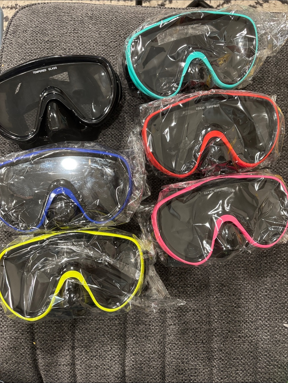 Relaxweex Adult Swim Goggles With Nose Cover (6 Pack)